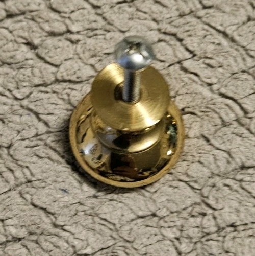 Brass Drawer Pull 1 1/4 Inches