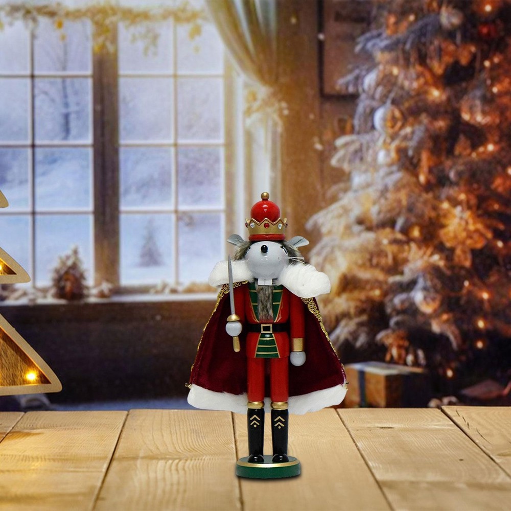 Christmas Nutcracker Ornament Tabletop Figurine Traditional Sculpture Nutcracker