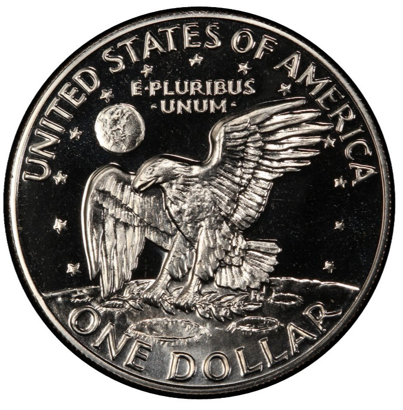 1973-S Clad Proof Eisenhower Dollar 1$