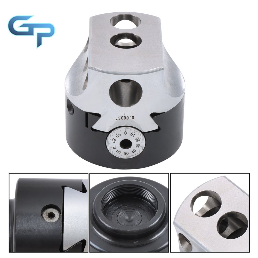 Heavy Duty 3" Precision Boring Head 0.001" Adjustable 1-1/2-18 Thread