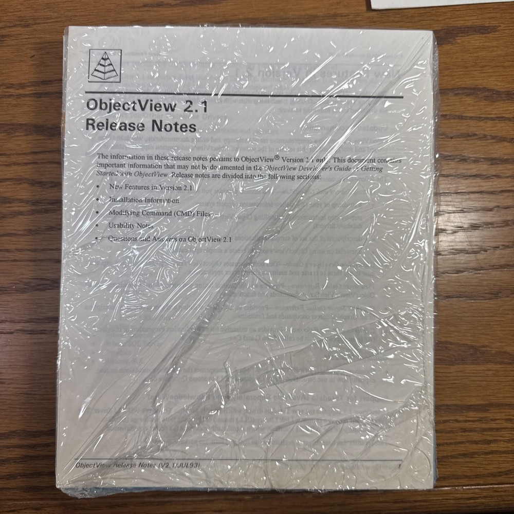 Knowledgeware ObjectView 1.2 SQL Smart Development Tool Client Server Applicati