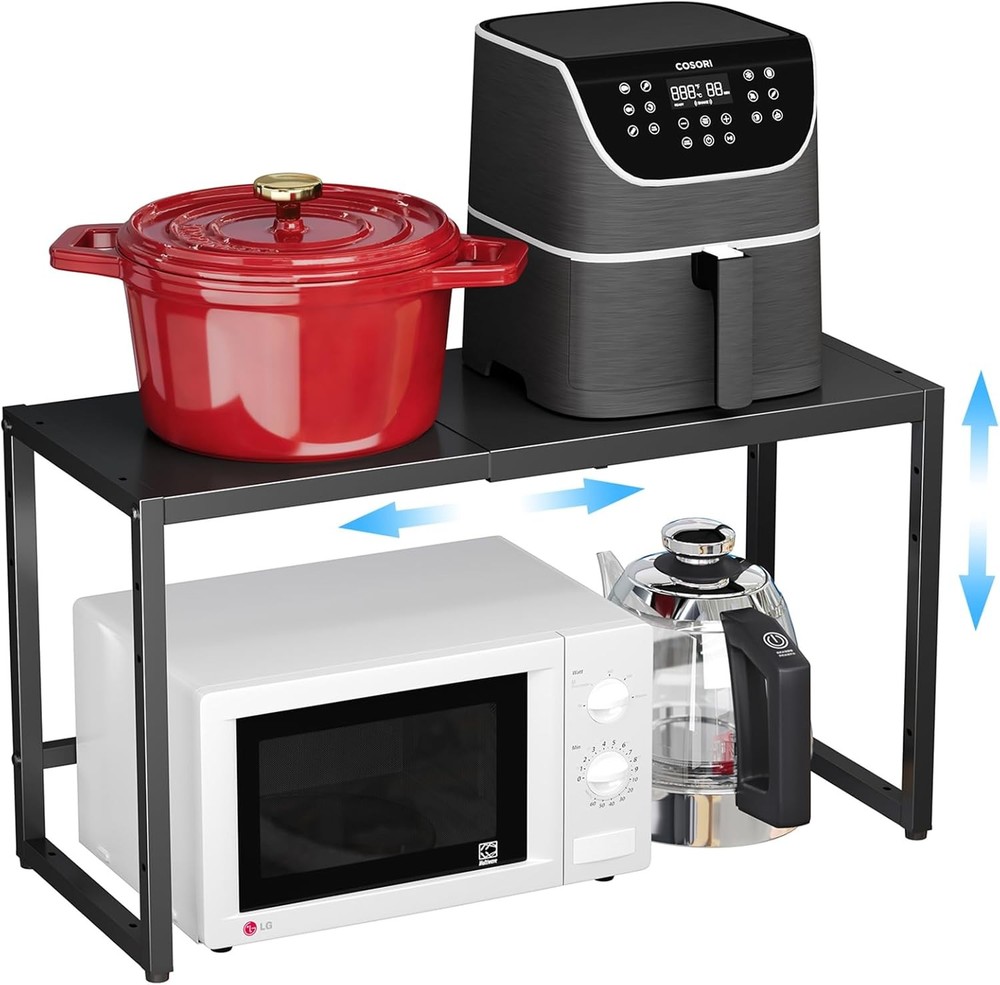 Expandable 110 LBS Heavy Duty Storage Shelves,Metal Shelving Unit Pots Pans