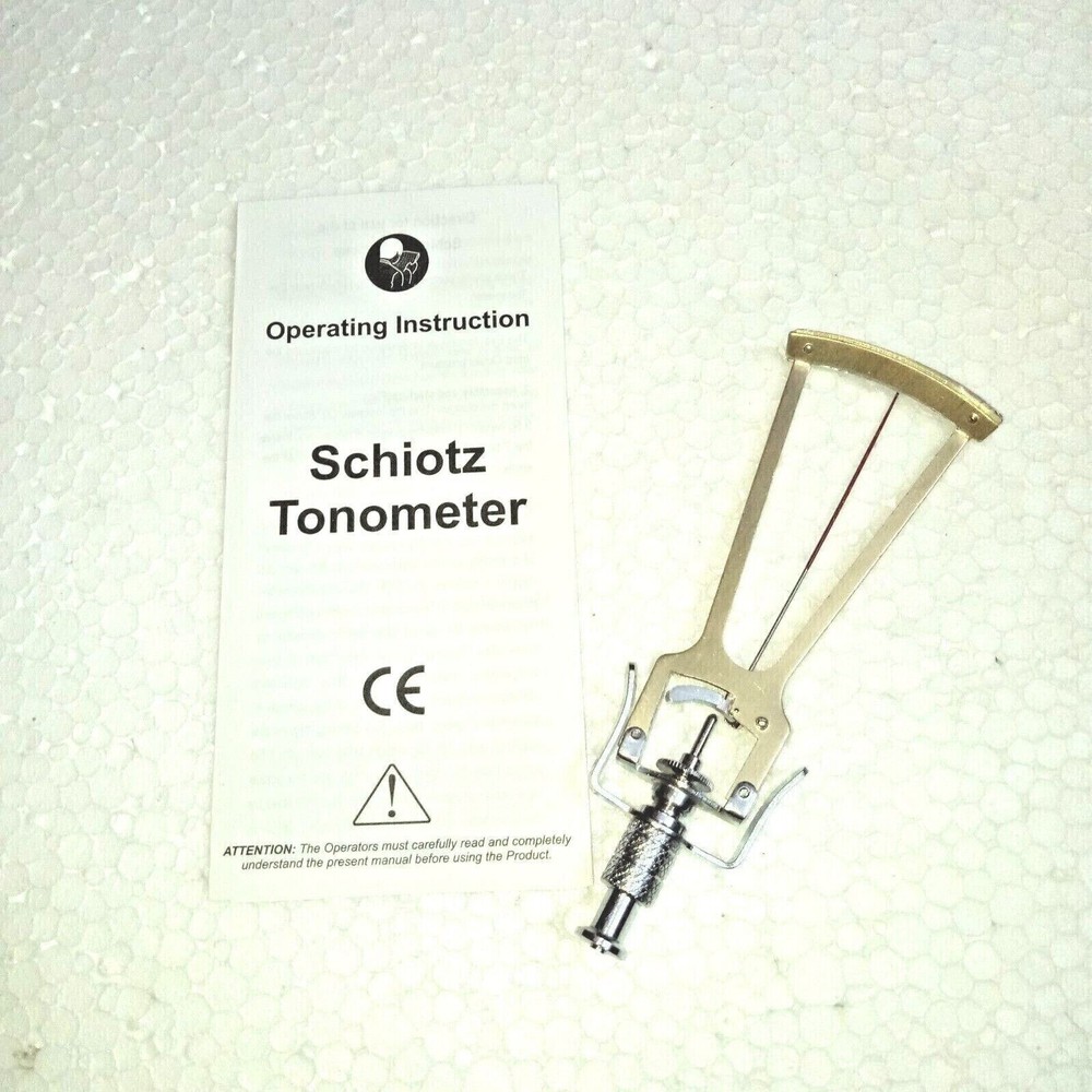 Schiotz Tonometer For Ophthalmology & Optometry In case