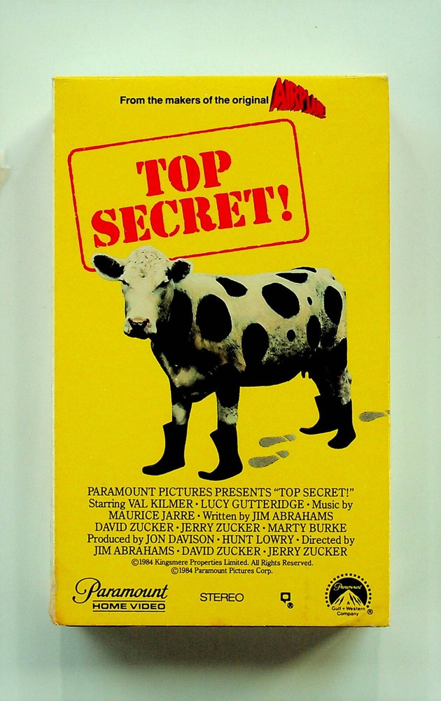 Top Secret! (1984) - Paramount Home Video - Pre-owned