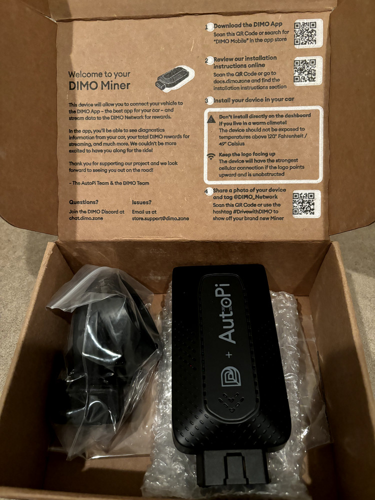 DIMO AutoPi Crypto Coin Mining BRAND NEW