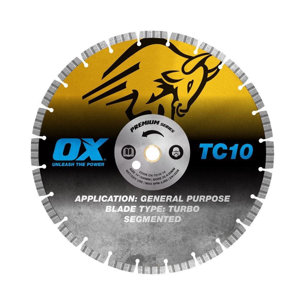 OX Tools TC10-14 14″ General Purpose Diamond Blade