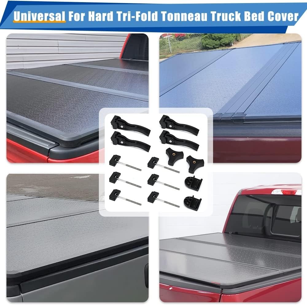 Tonneau Cover Replacement Hardware Kit for Secure Hard Tri-fold Installation