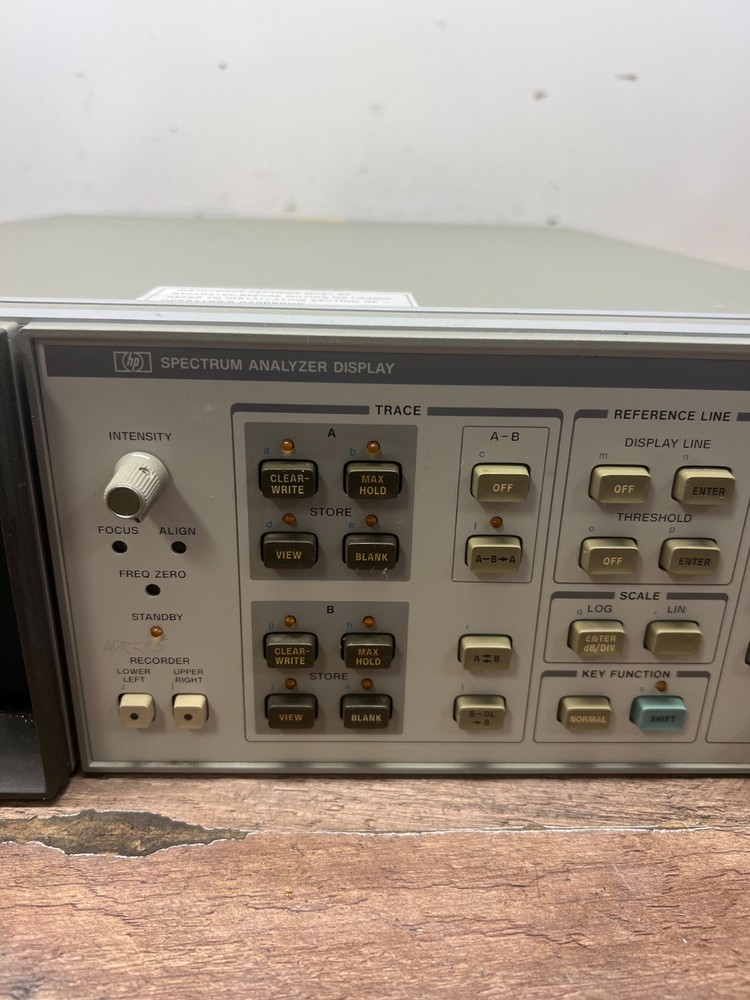 HP 85662A Spectrum Analyzer Display untested.