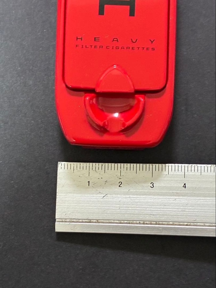 ALPHABET H Portable Heavy Ashtray with Case