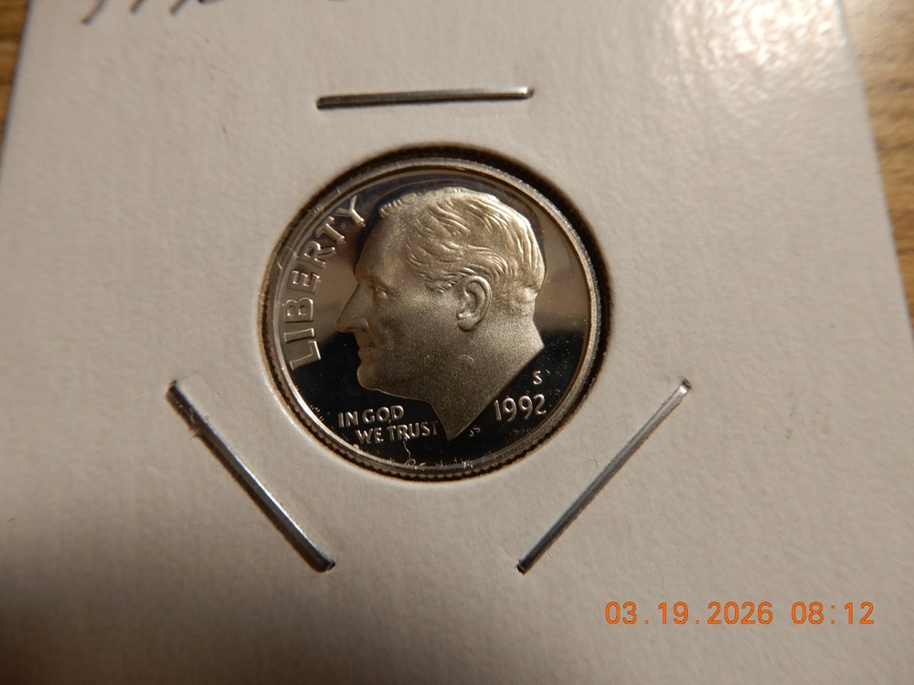 1992-S Silver Roosevelt Dime
