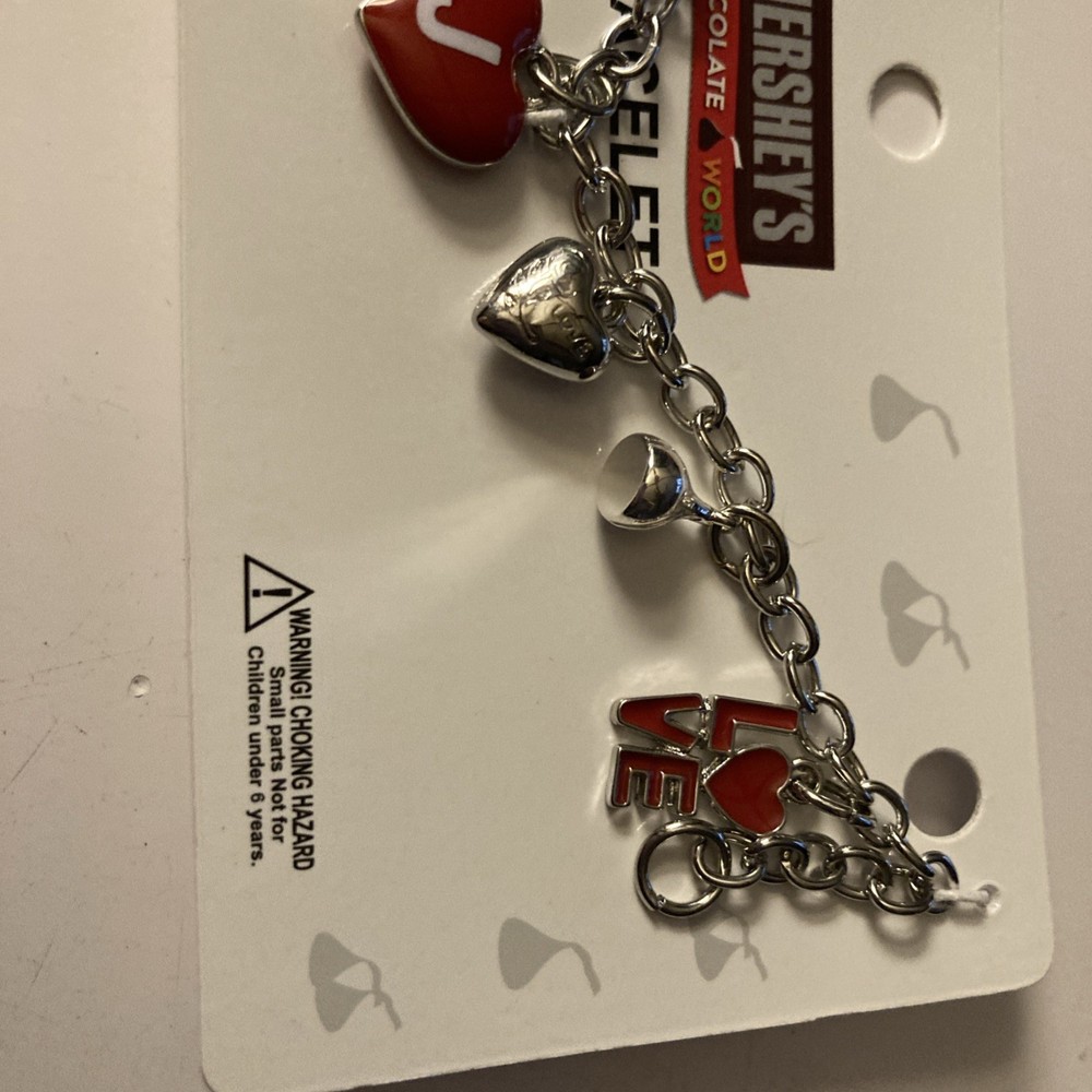 Hershey’s Chocolate World Initial Bracelet “J” New!