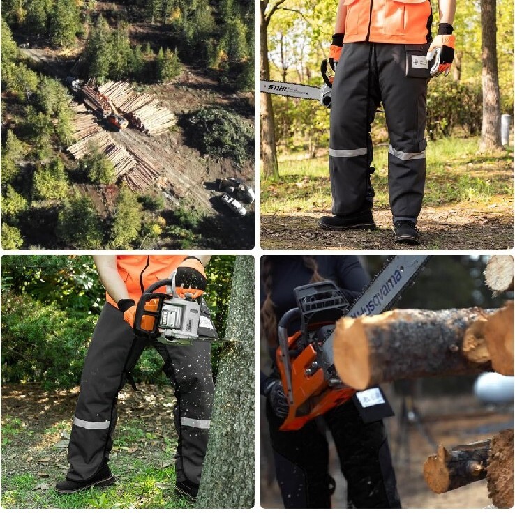 YARDMARIS Chainsaw Chaps Technical 8 Layers Class B for Chainsaw Users