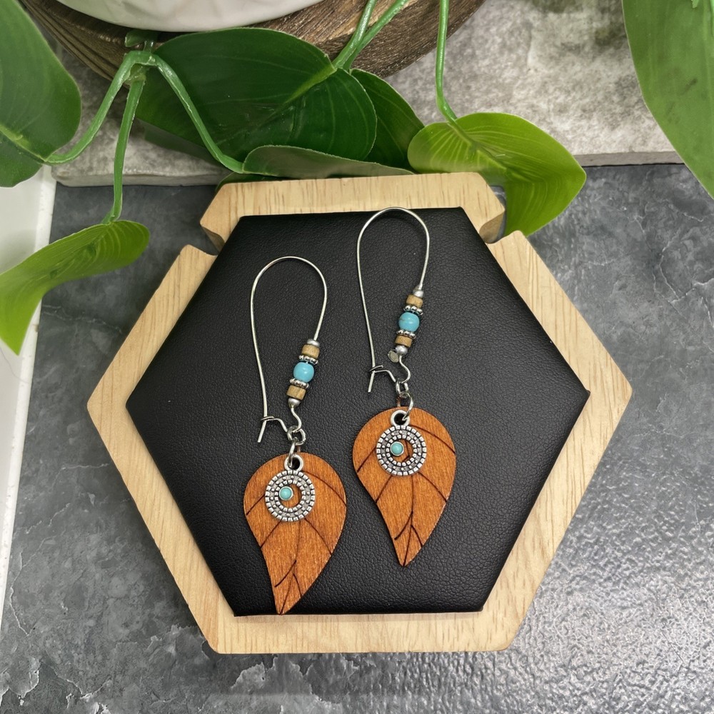 3” Silver-tone Boho Retro Earring Set Drop Dangle New Free Ship B6397