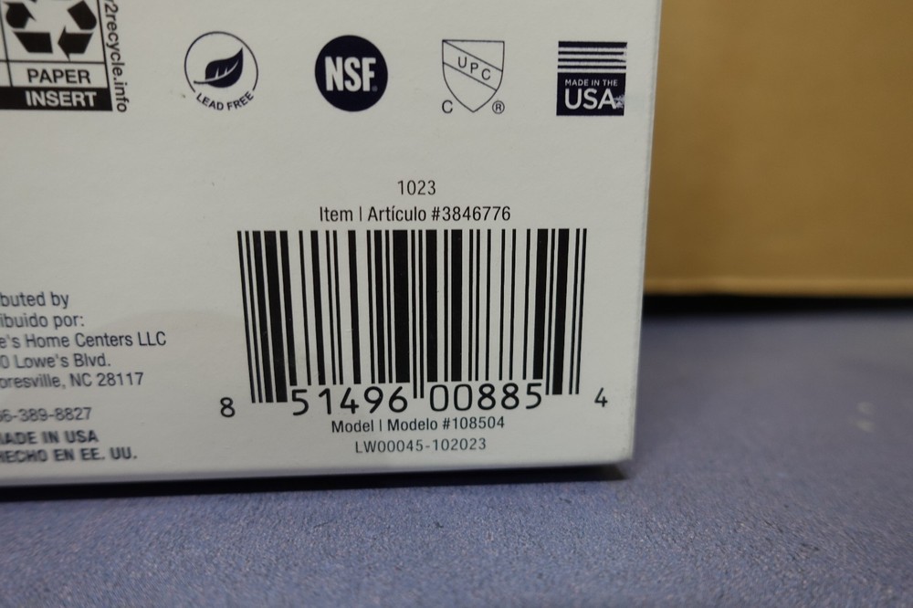Project Source #3846776 G-1-2 Refrigerator Water Filter fits GE MWF - 2-Pack NEW