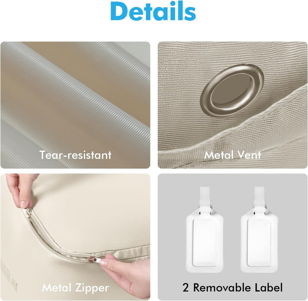 Comforter Storage Bag-Ultra Space Saving Large Self Compression Organizer for Co