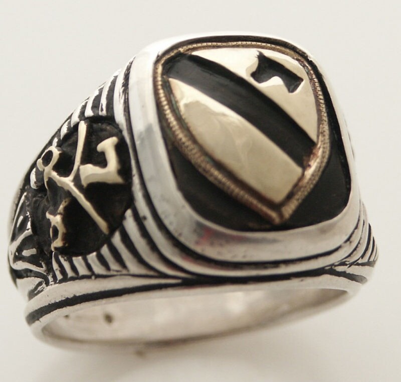 Seventh Cavalry ring   Artisan made Sterling Silver