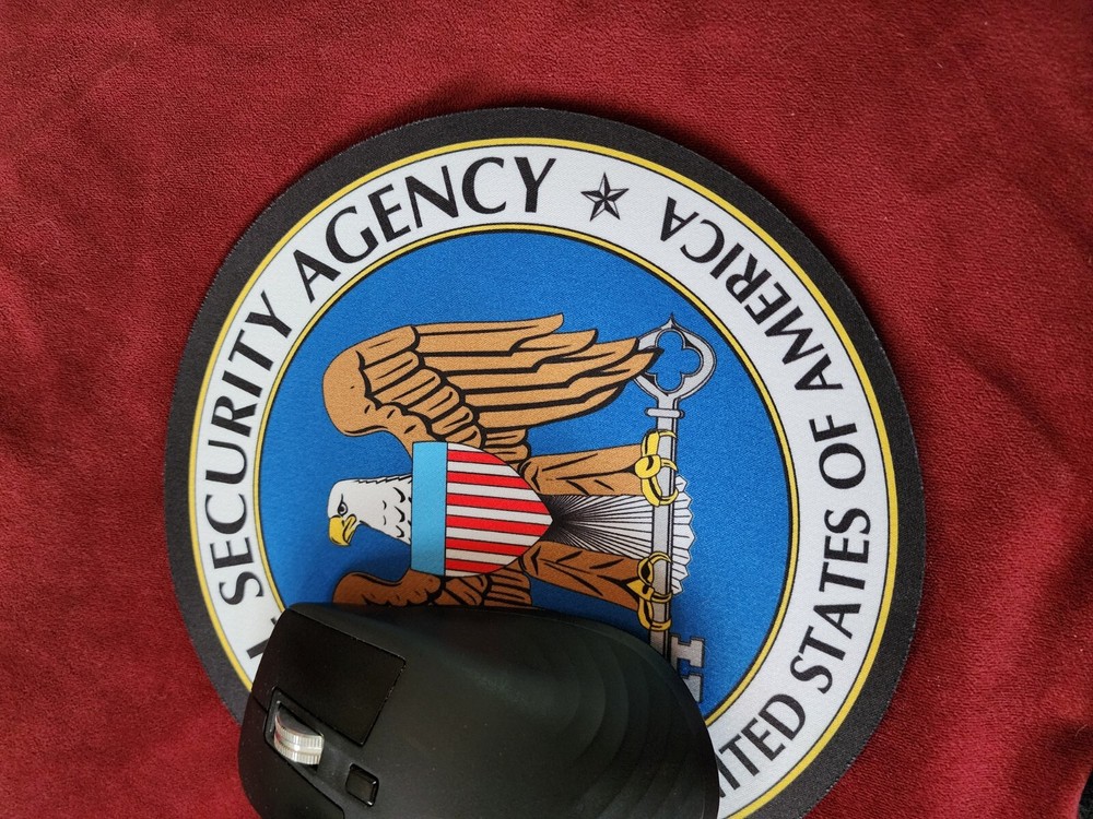 New, National Security Agency Computer Mouse Pad HTF, PC, Rubber