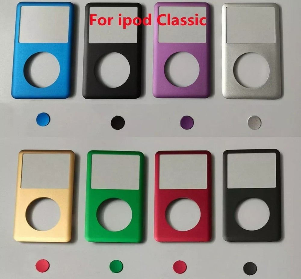 Front Housing Cover Face Plate Panel Click wheel button iPod Classic 6th 7th