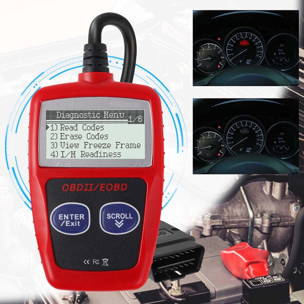Automotive OBD Code Reader OBD2 Scanner Car Check Engine Fault Diagnostic Tool J