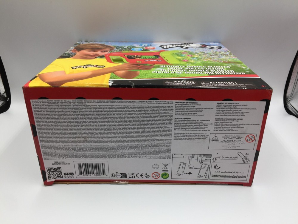 Miraculous Ultimate Bubble Blaster 80 Holes Automatic Bubble Machine New In Box