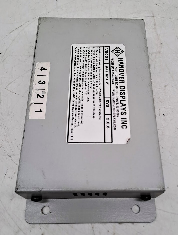HANOVER DISPLAYS VS001 VIDEO DISTRIBUTION UNIT