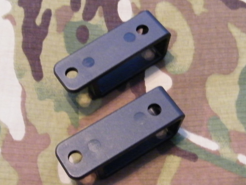 Black Injection Molded Belt Loop 1.5"