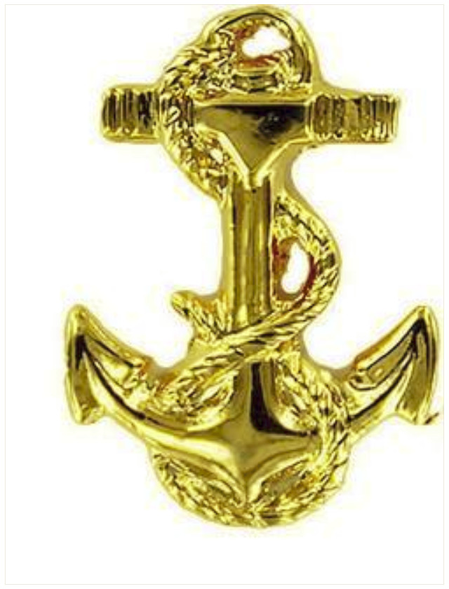 Vanguard NAVY COLLAR DEVICE: MIDSHIPMAN THIRD CLASS