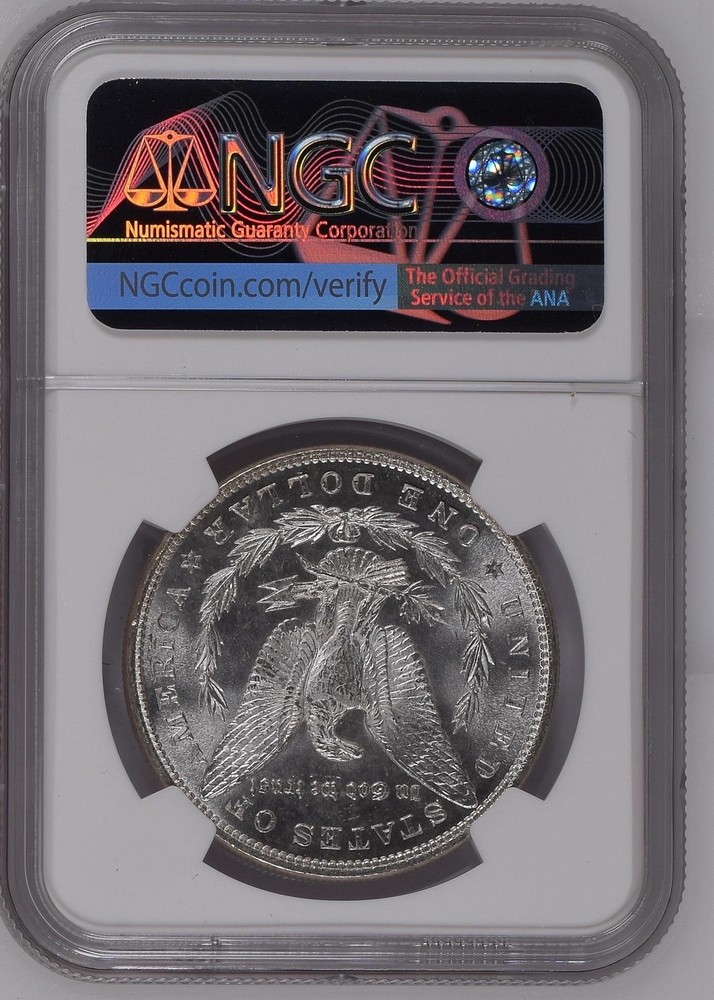 1885 Morgan Silver Dollar NGC MS-63