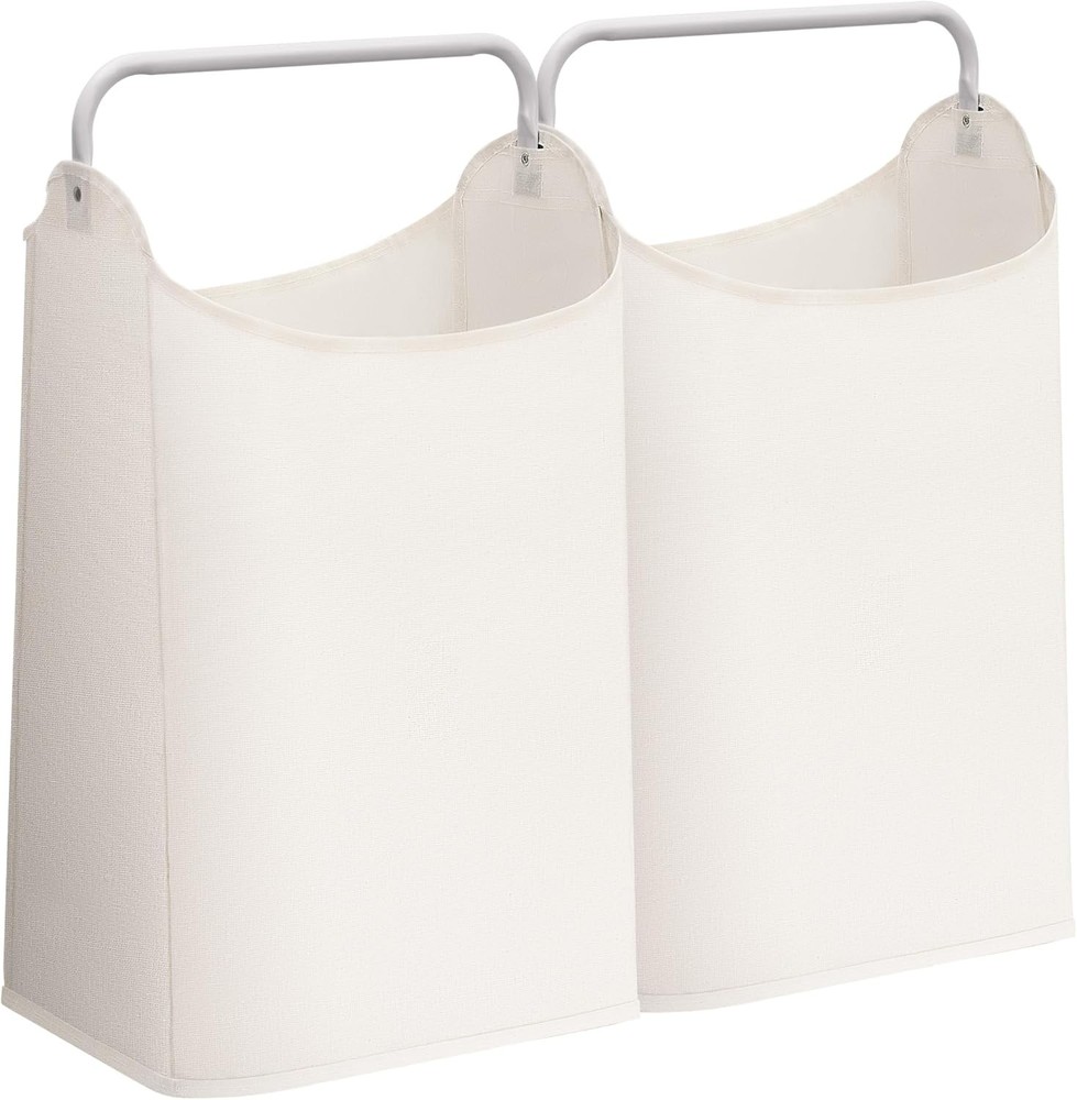 Large Laundry Hamper W/ Sturdy Metal Handle Collapsible Laundry Basket
