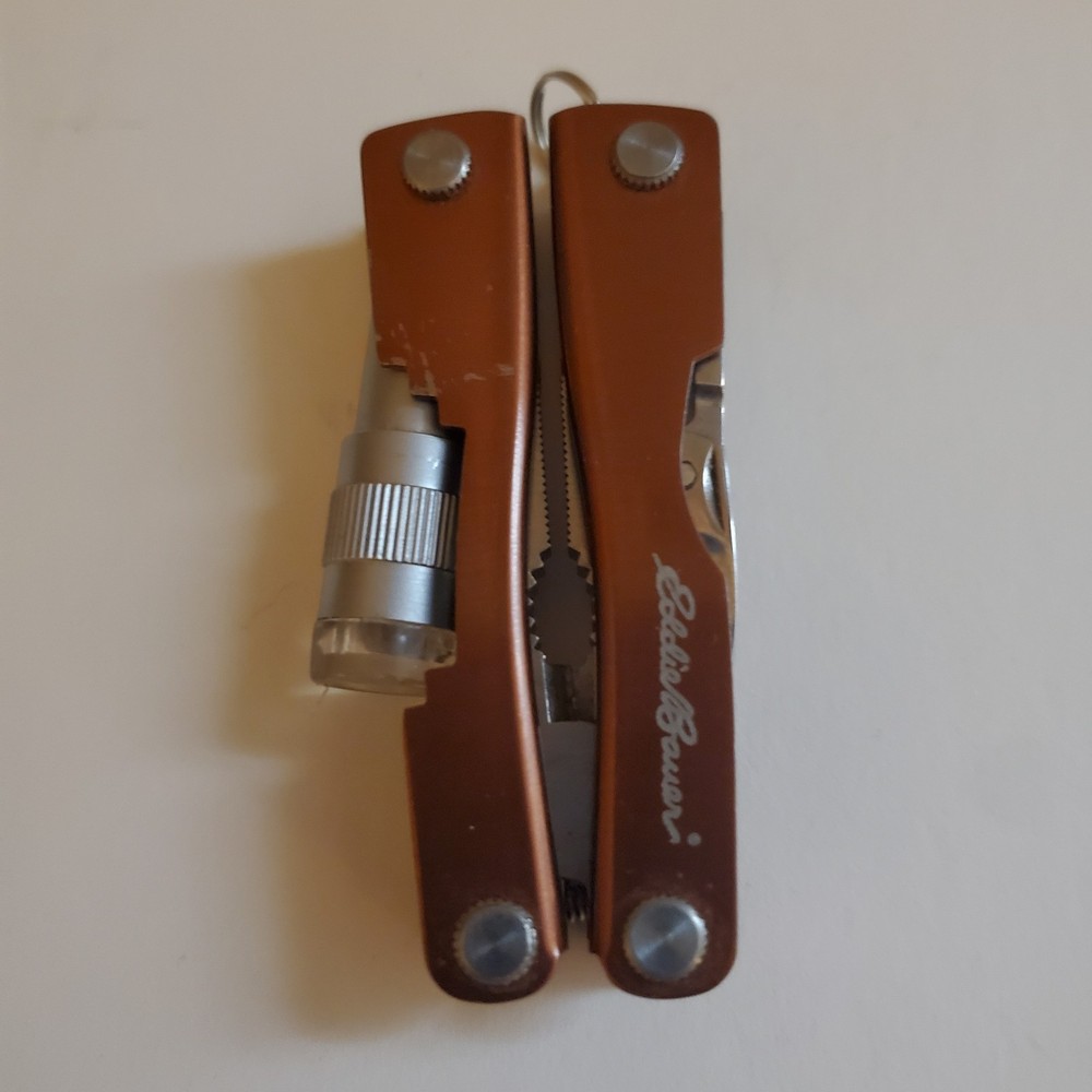 8 Function Scout Tool includes LED Light By Eddie Bauer Copper