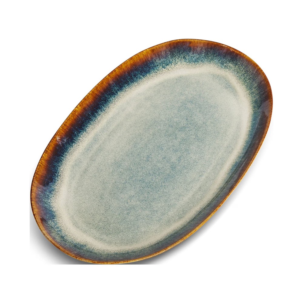 Ceramic Oval Platter, Yellowstone Collection