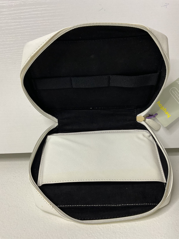 Heyday Electronics Travel Organizer,Tech Accessories Pouch White Bag