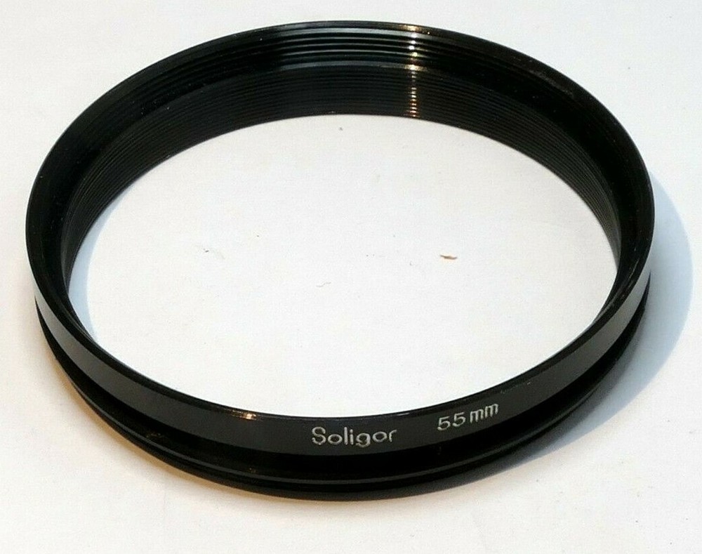 Soligor 55mm to 55mm ring Metal adapter threaded