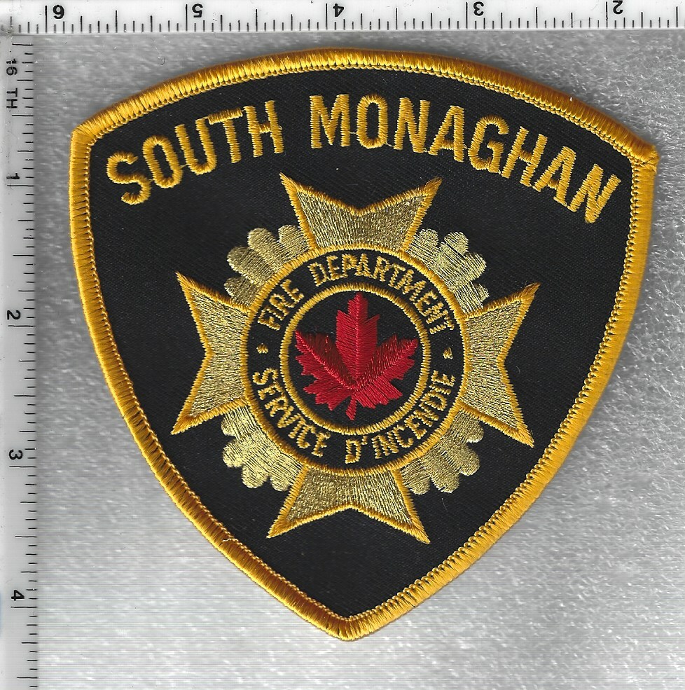 South Monaghan Fire Dept Service D'Incendie (Ontario, Canada) Shoulder Patch