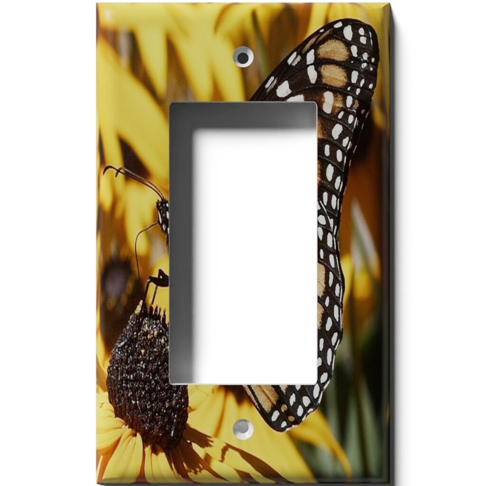 SnazzySwitch Monarch Decorative Light Switch Plate Cover