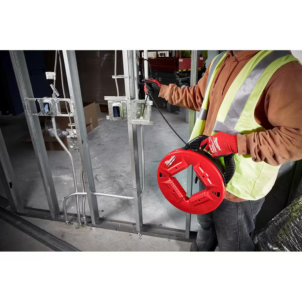 100 Ft. Polyester Fish Tape with Non-Conductive Tip