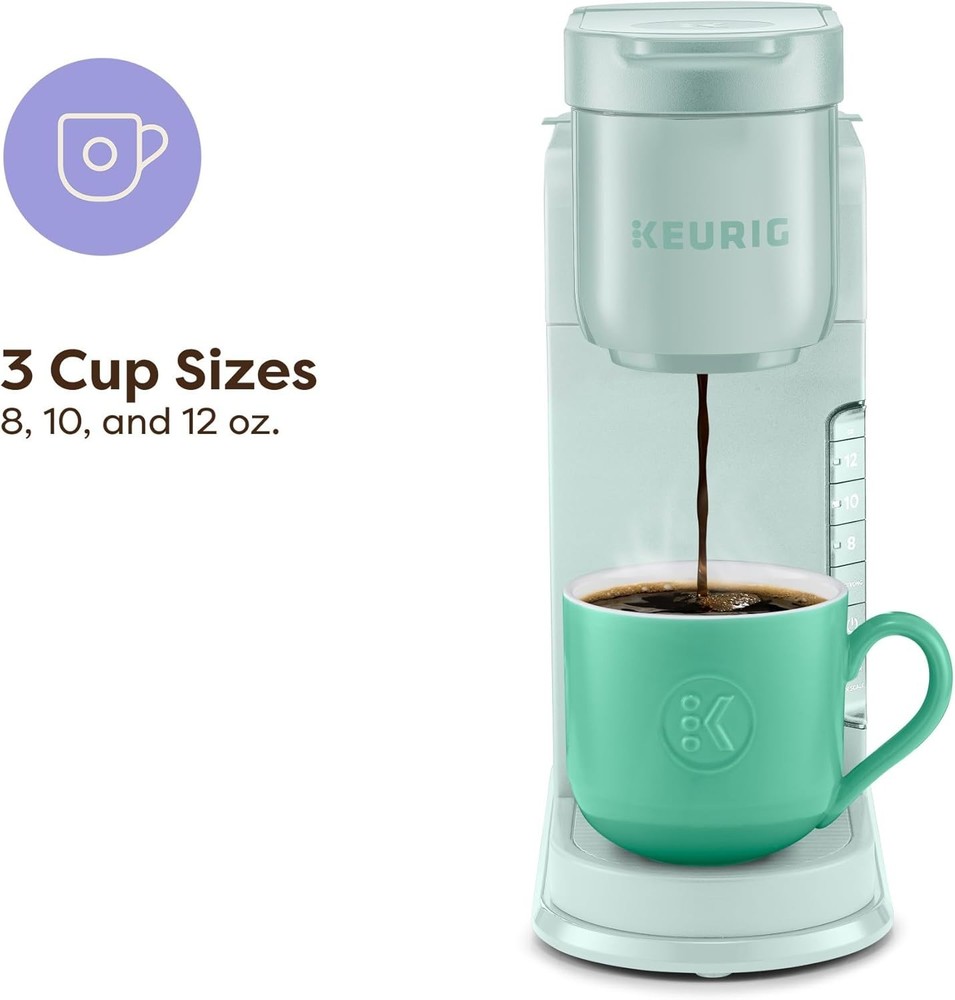 K-Express Single Serve K-Cup Pod Coffee Maker, 3 Brew Sizes, Strong Button Fe...