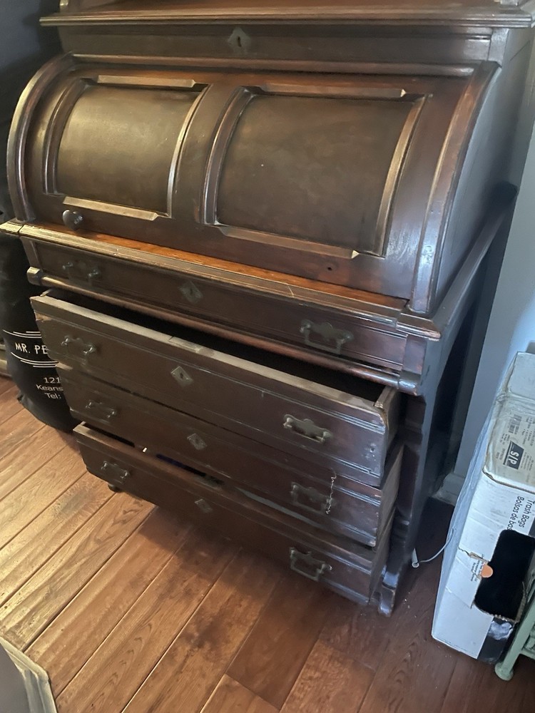 Antique Roll Top Desk