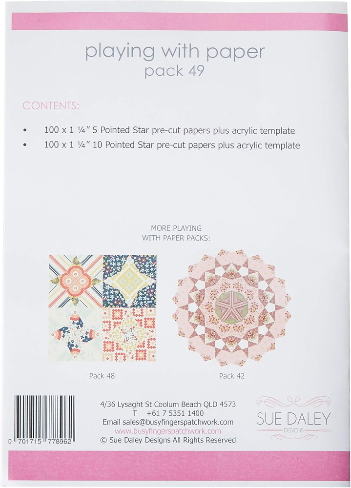 English Piecing Playing with Paper Pack, Varies