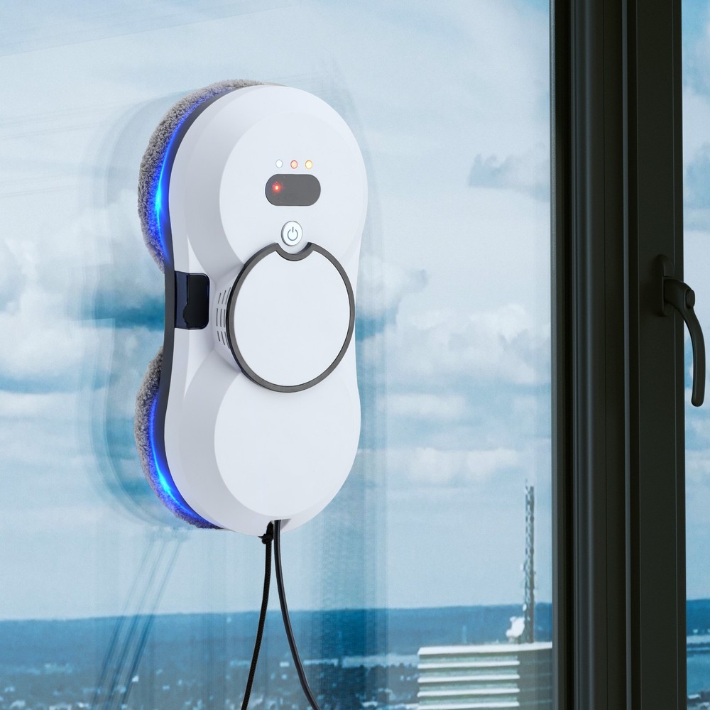 Auto Window Cleaning Robot Edge Detection AI Path Single-sided water spray