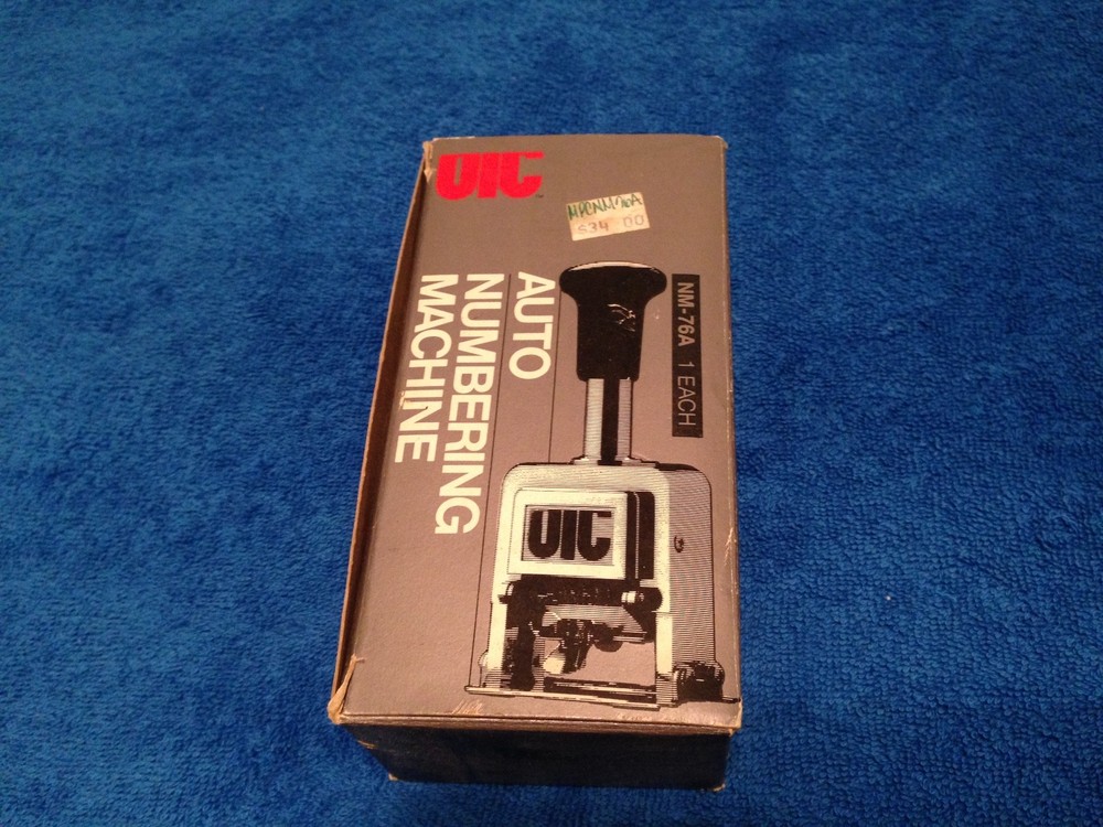 Vintage OIC Auto Numbering Machine