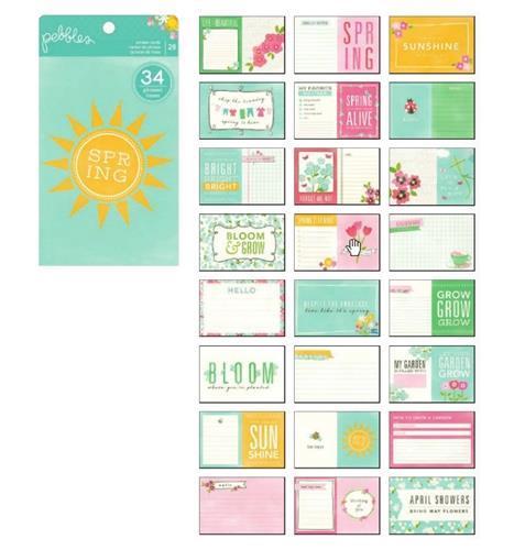 PEBBLES SPRING JOURNALING CARDS