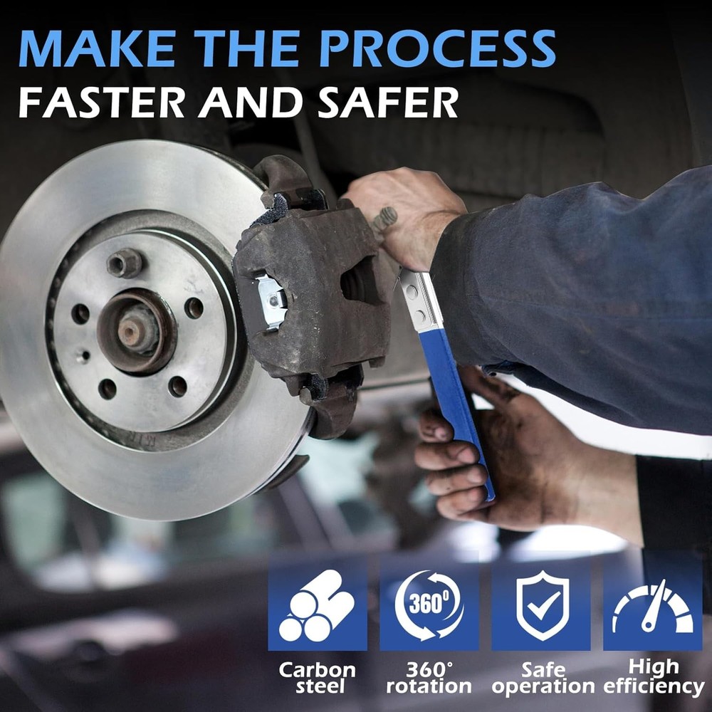 Brake Caliper Piston Tool 360 Degree Blue Compressor Hooks