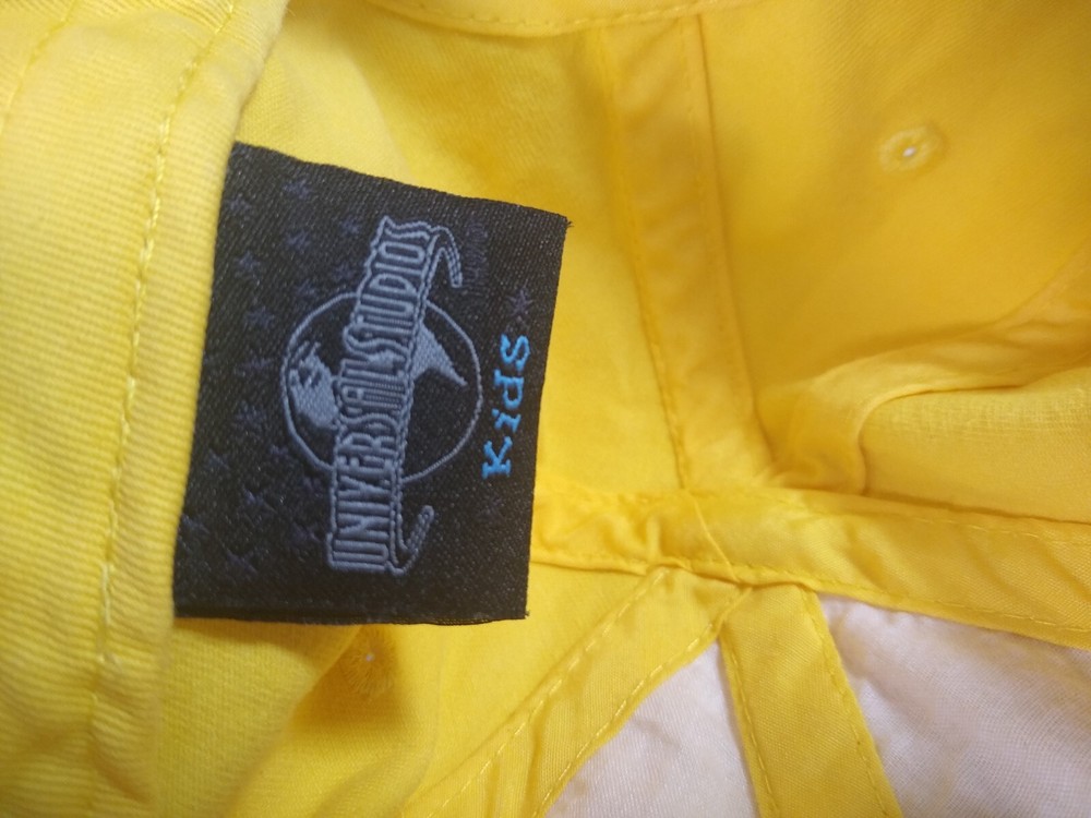Universal Studios Kids Baseball Cap Hat Yellow