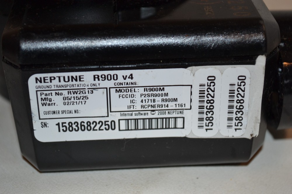 Neptune R900i Digital Water Meter E-Coder V4 RW2g13 R900M