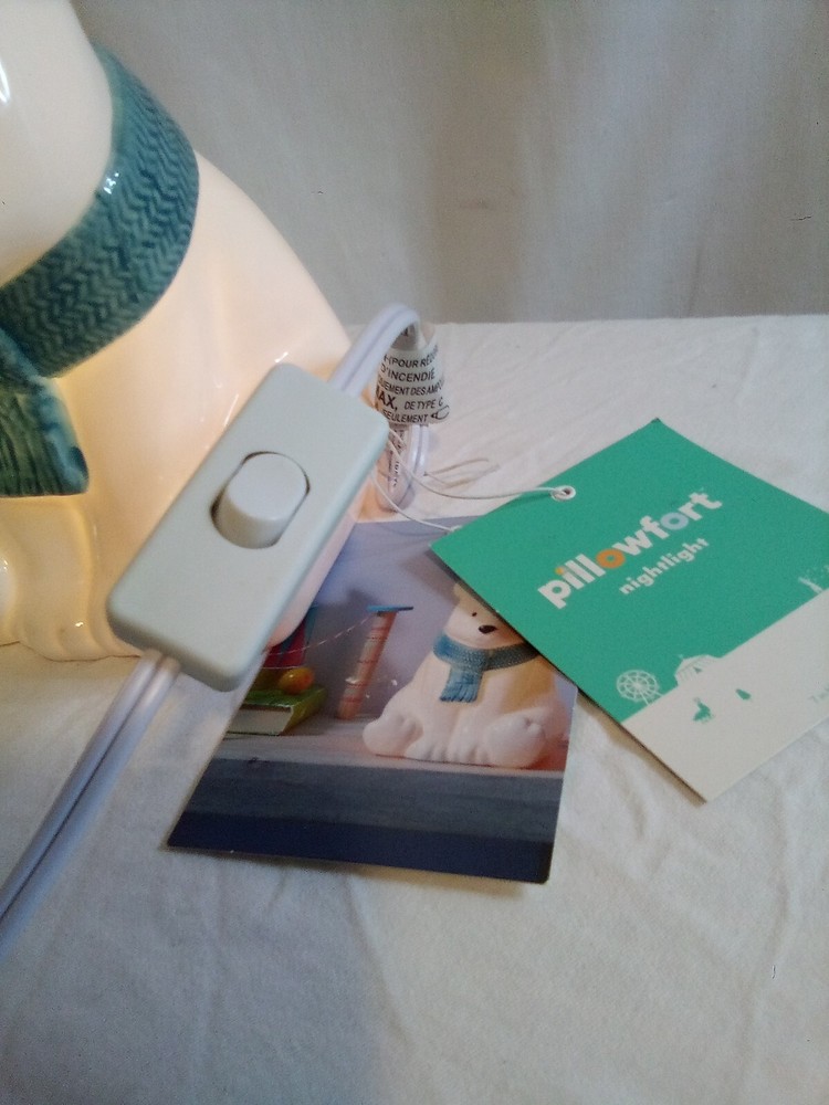 Pillowfort Nightlight Polar Bear White Target Ceramic Light