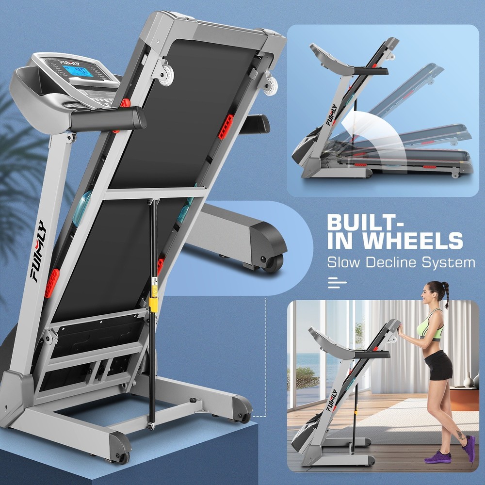 Treadmill Foading for Home 3hpElectric Folding Exercise Running/Walking Machine