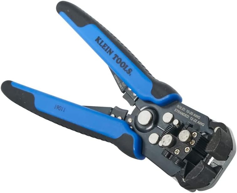 Klein Tools 11061 Self-Adjusting Wire Stripper / Cutter, Blue/Black