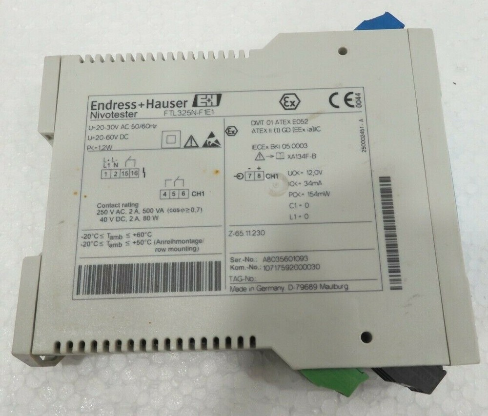 FTL325N-F1E1, ENDRESS + HAUSER