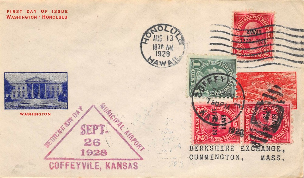 647 2c Hawaii A.E. Gorham cachet Honolulu cancel [363190]